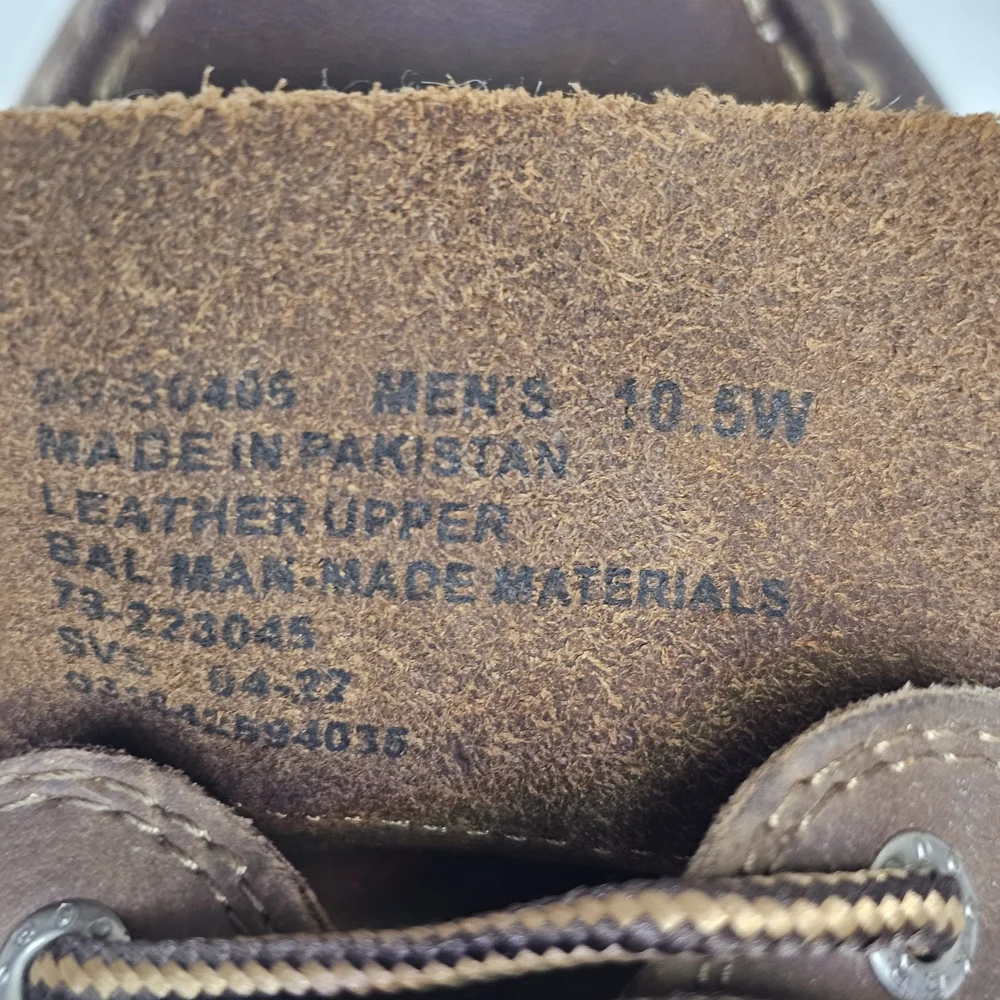 Dockers Classic Leather Boat Shoes Size 10.5 Brown Preppy Quiet Luxury Old Money